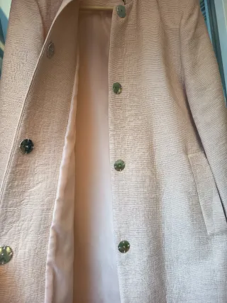 Abrigo Sfera Rosa Talla S NUEVO CON ETIQUETA