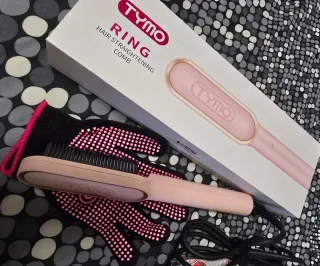 Cepillo Alisador Tymo Rosa y Negro