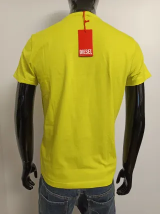 Camiseta Diesel Amarilla Logo