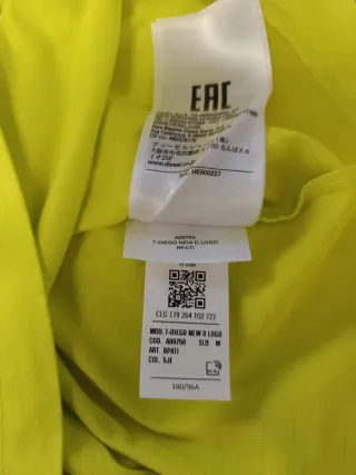 Camiseta Diesel Amarilla Logo