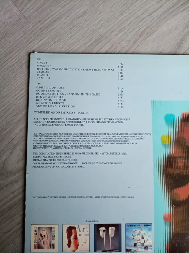 Vinilo Art of Noise - The Ambient Collection