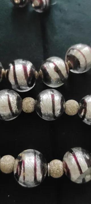 Conjunto en cristal murano