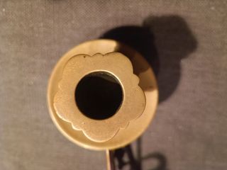 Candelabros piano modernistas metal dorado