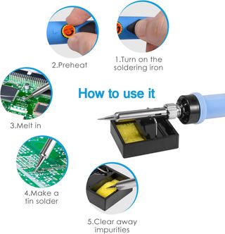 NUEVO - Kit del Soldador LCD digital de 80W
