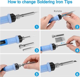 NUEVO - Kit del Soldador LCD digital de 80W