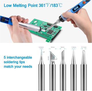 NUEVO - Kit del Soldador LCD digital de 80W