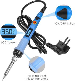 NUEVO - Kit del Soldador LCD digital de 80W