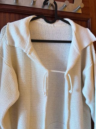 Jersey punto grueso abierto M