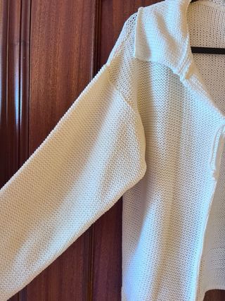 Jersey punto grueso abierto M