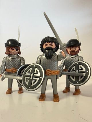 Playmobil Caballeros Medievales (3 Figuras)