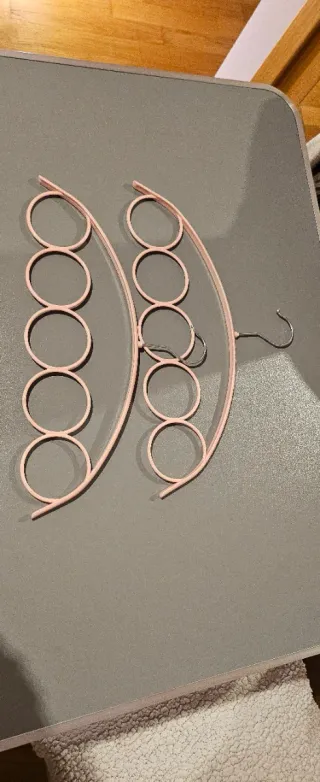 Lote 2 perchas organizadoras pañuelos