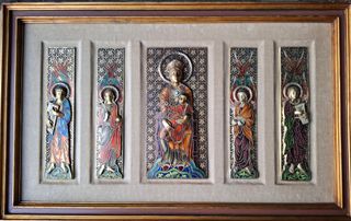 LOS CUATRO EVANGELISTAS Y LA VIRGEN MARIA - MORATO