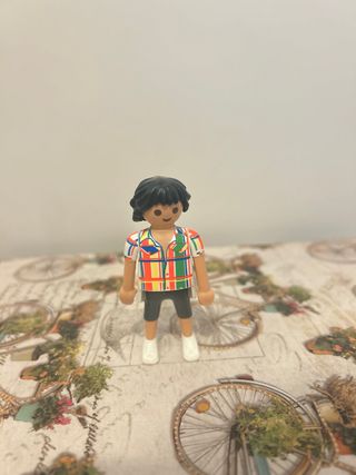 Playmobil moto con cubo y figuras