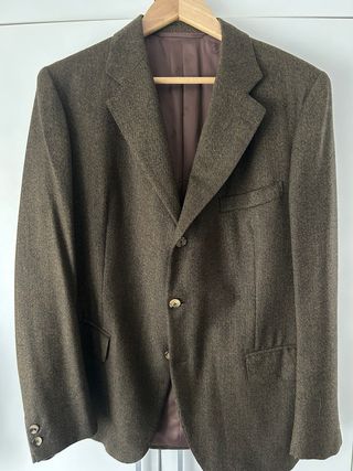 Americana Marrón Hombre