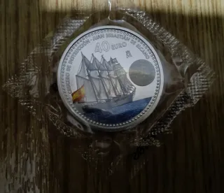 Monedas 40 Euros Plata España (4 uds)