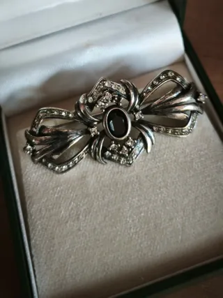 Broche antiguo plata.