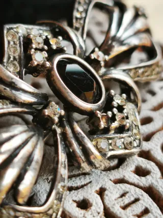 Broche antiguo plata.