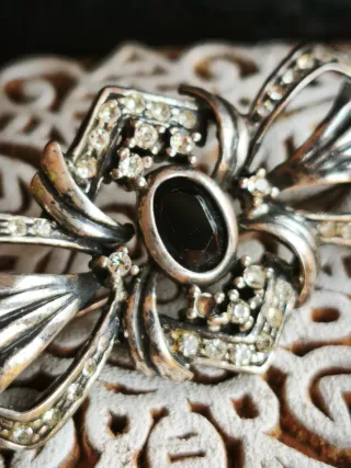 Broche antiguo plata.