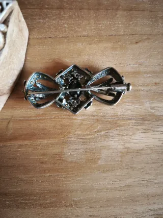 Broche antiguo plata.