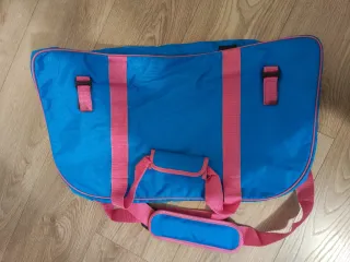 Bolsa deportiva Nawaz azul y rosa