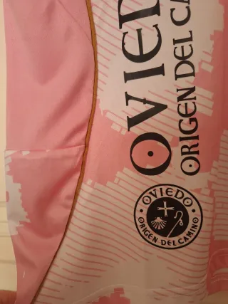 Camiseta Real Oviedo Adidas Rosa Talla S unisex