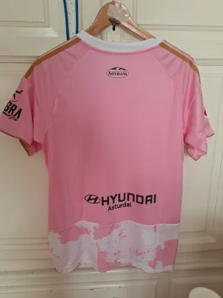 Camiseta Real Oviedo Adidas Rosa Talla S unisex