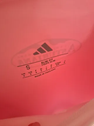 Camiseta Real Oviedo Adidas Rosa Talla S unisex