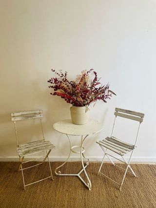 Velador frances antiguo hierro principio siglo XX