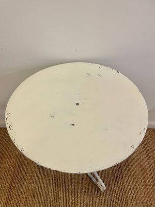 Velador frances antiguo hierro principio siglo XX