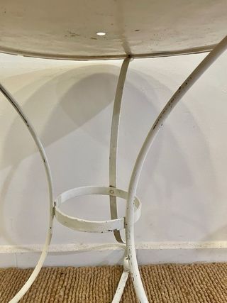 Velador frances antiguo hierro principio siglo XX