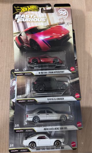 Hotwheels Fast & Furious Premium