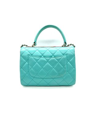 Bolso Chanel Coco Handle Multicolor/Teal