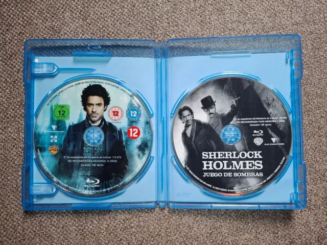 Sherlock Holmes Bluray Doble Película