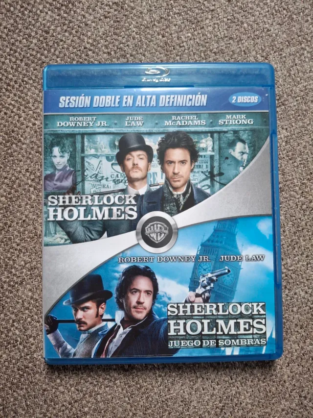 Sherlock Holmes Bluray Doble Película