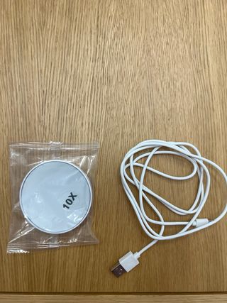 Espejo Maquillaje con Luz LED y con aumentos.