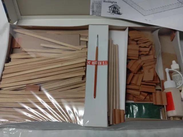 Maqueta casa estilo americano