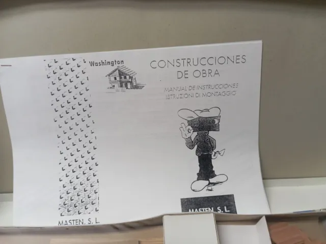 Maqueta casa estilo americano