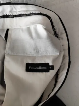 Pantalón ancho vestir Pedro del Hierro gris hombre