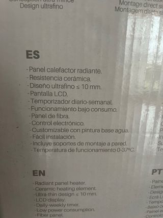 2x Calefactor Cerámico Facula 425W Programable