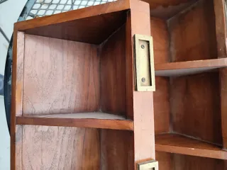 Archivador madera antiguos compartimentos