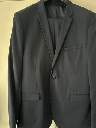 Traje de verano para hombre azul