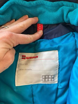 Traje de nieve azul para niños Skianzug Legowear