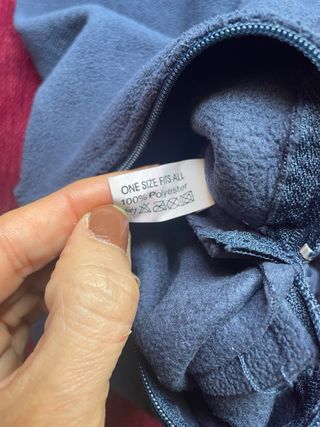 Bufanda Real Madrid con bolsillo cremallera