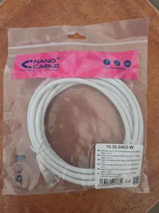 Cable Ethernet NANO CABLE Cat 6 3m