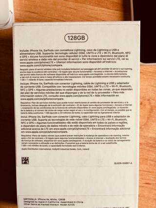 iPhone XR 128 GB Blanco.