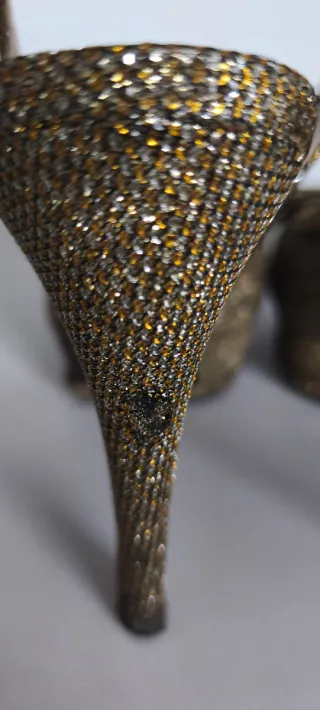 Zapatos de fiesta dorados Paula Soler