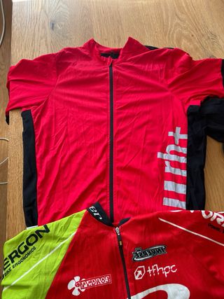 3 maillots ciclismo manga corta talla M
