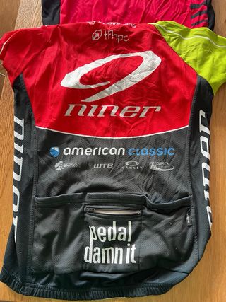 3 maillots ciclismo manga corta talla M