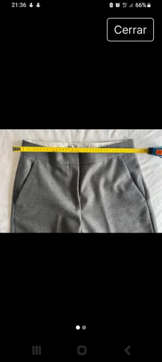 Pantalón ancho Zara edición limitada lana