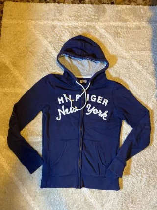 Tommy Hilfiger Sudadera Azul Marino con Cremallera